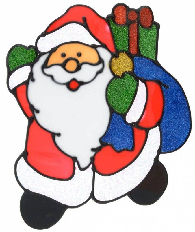 Цветные трафареты на новый год