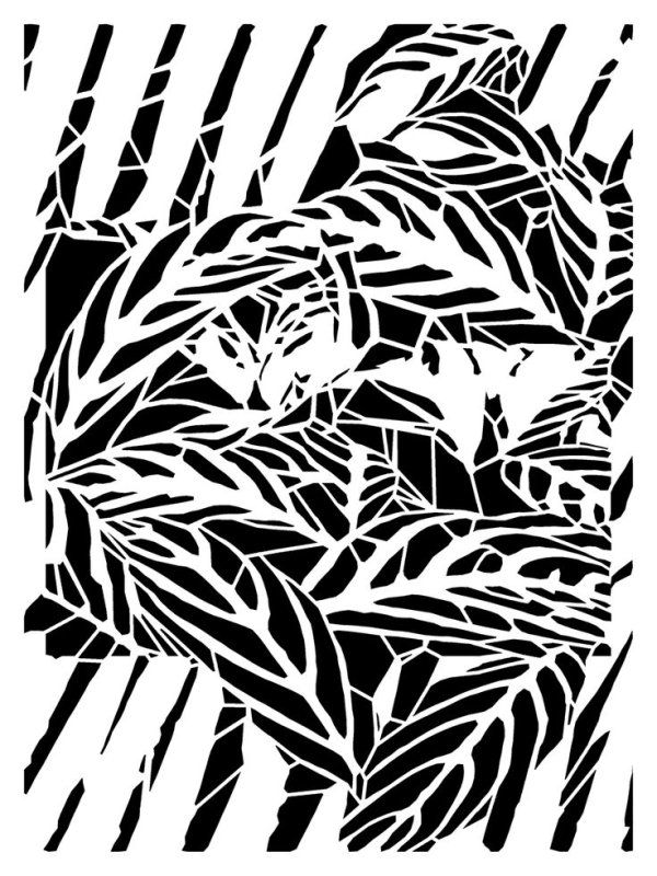Стильные трафареты джунгли
