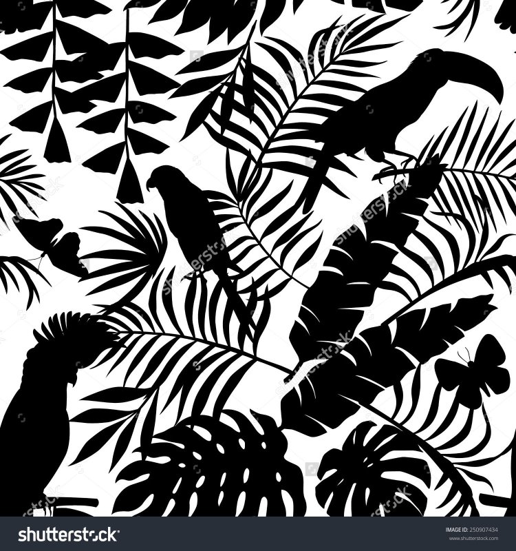 Джунгли орнамент