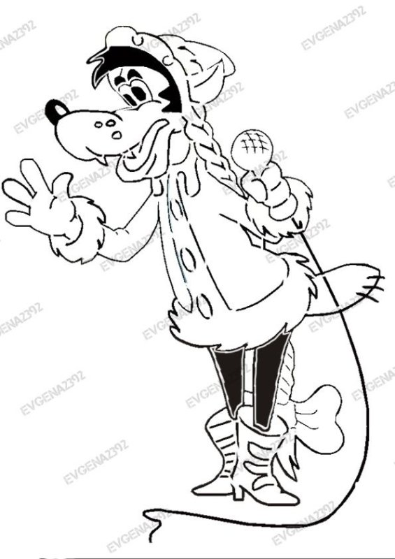 Новогодние трафареты ну погоди на окна