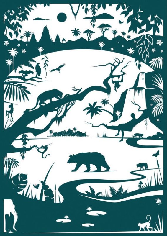 Джунгли Графика