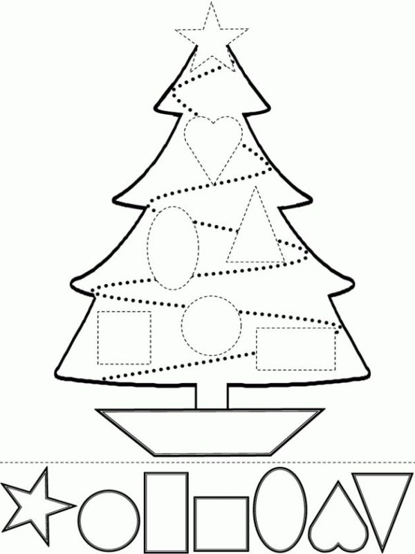 Шаблон елки