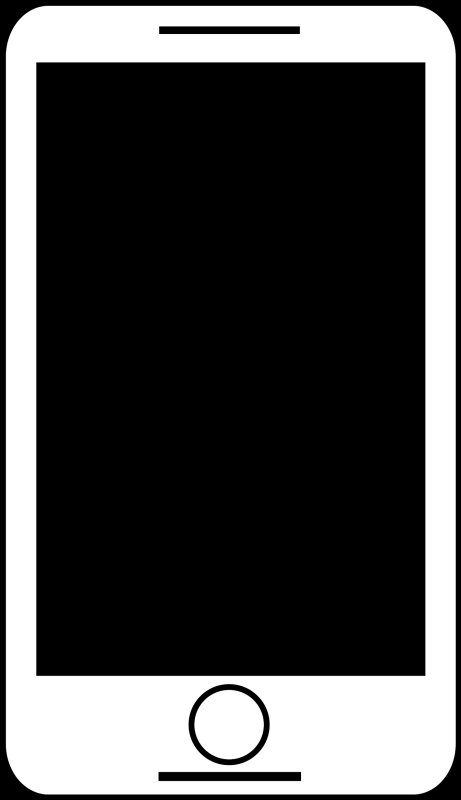 Смартфон векторное изображение