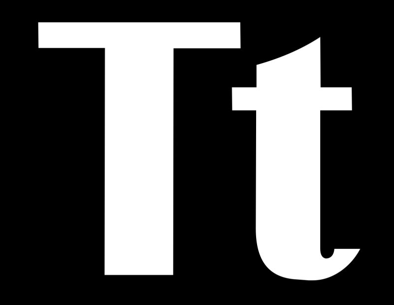 Английская буква t