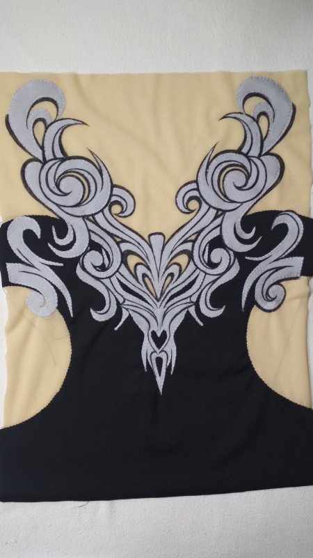 Орнамент для гимнастического купальника