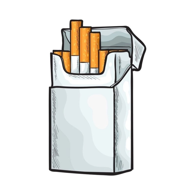 Сигарета рисунок карандашом