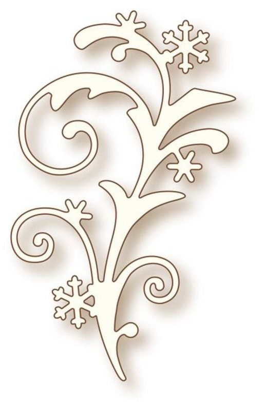 Морозные узоры трафарет