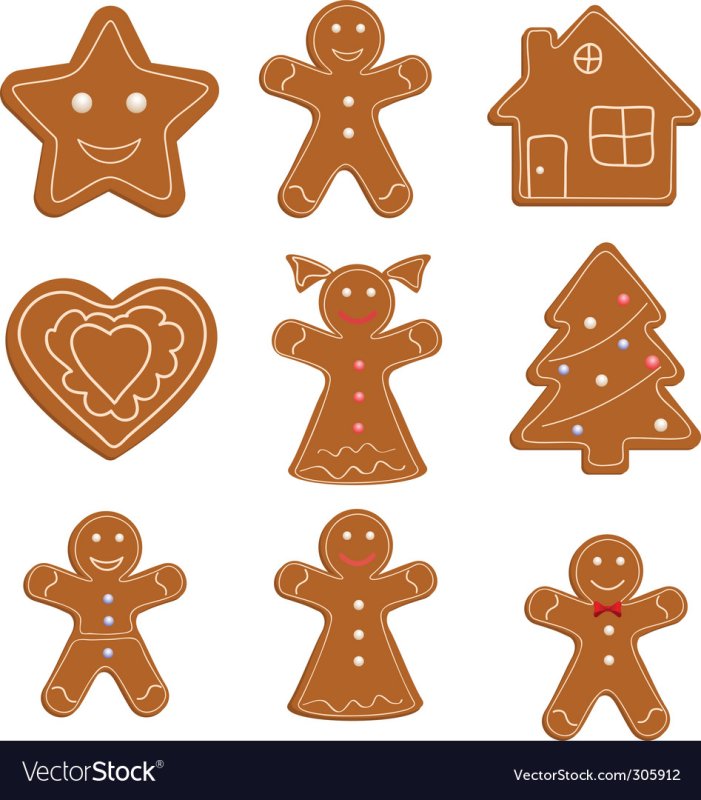 Наклейки печеньки