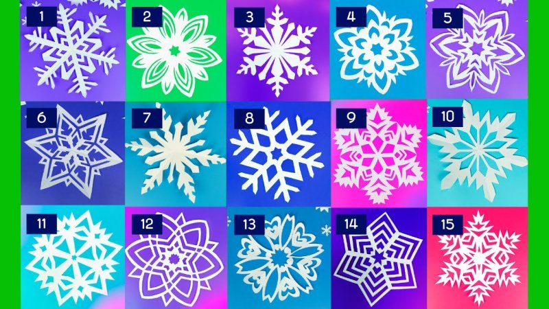 Снежинки из бумаги своими руками простые