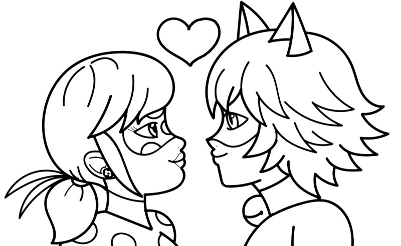 Леди баг и супер-кот raskraska