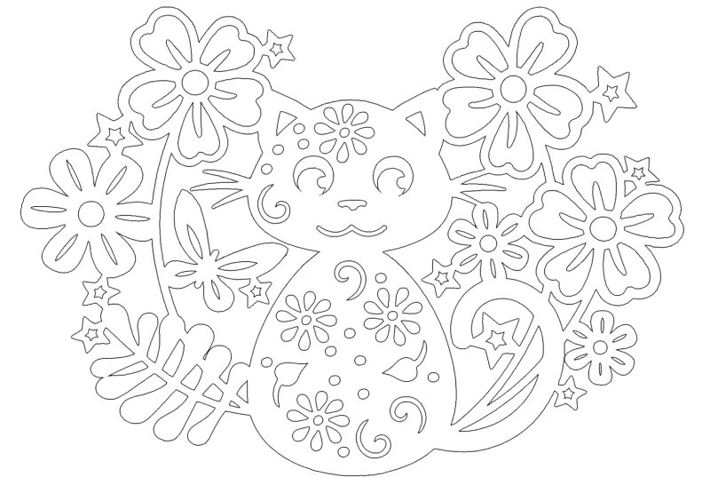 Весенние вырезалки на окна