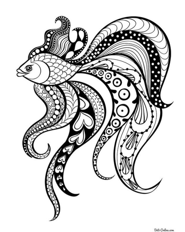 Стилизация рыбы