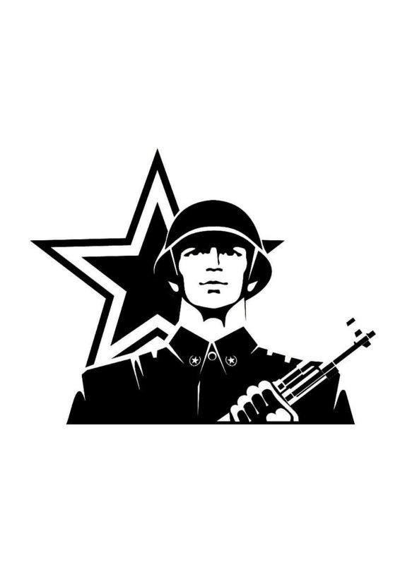 Трафарет военный