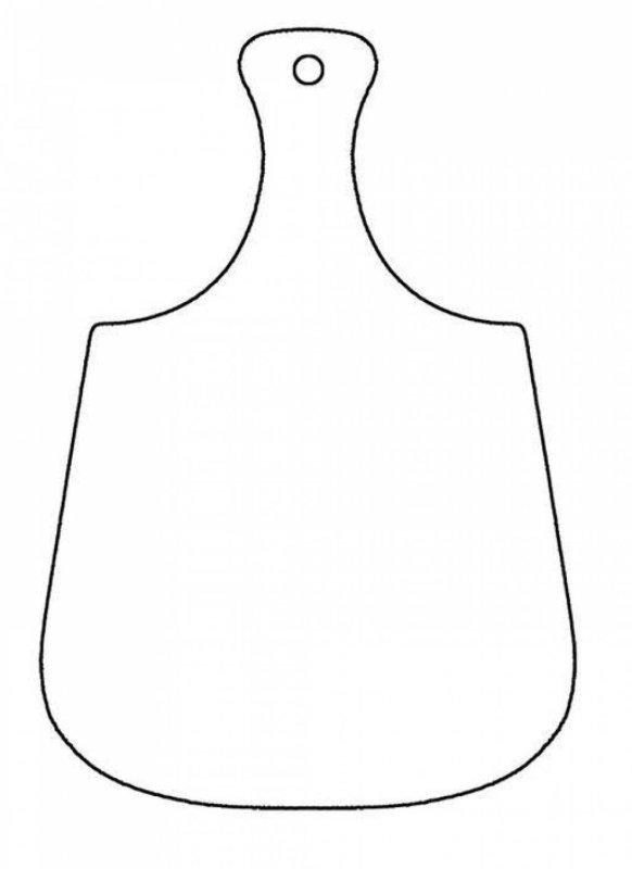 Шаблон разделочной доски