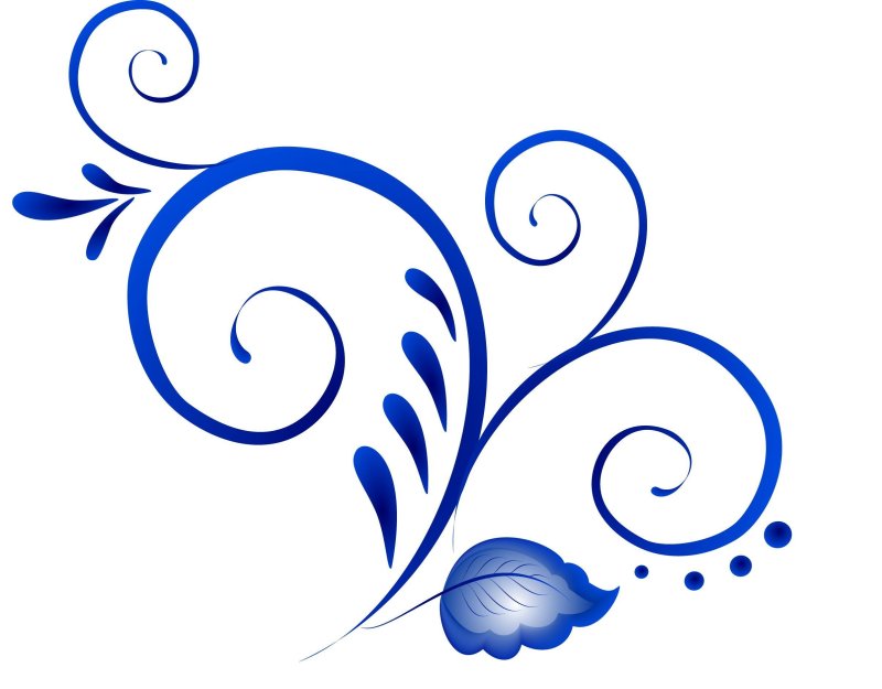 Узоры гжельской росписи