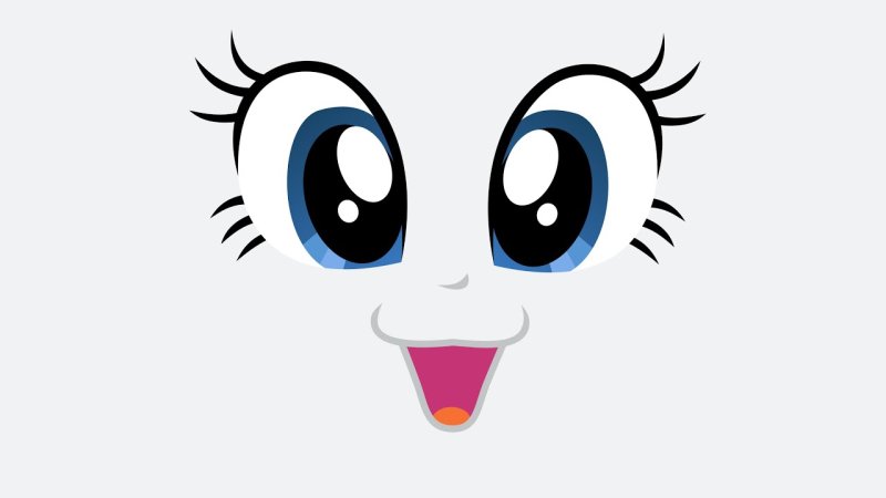 Глаза мультяшные