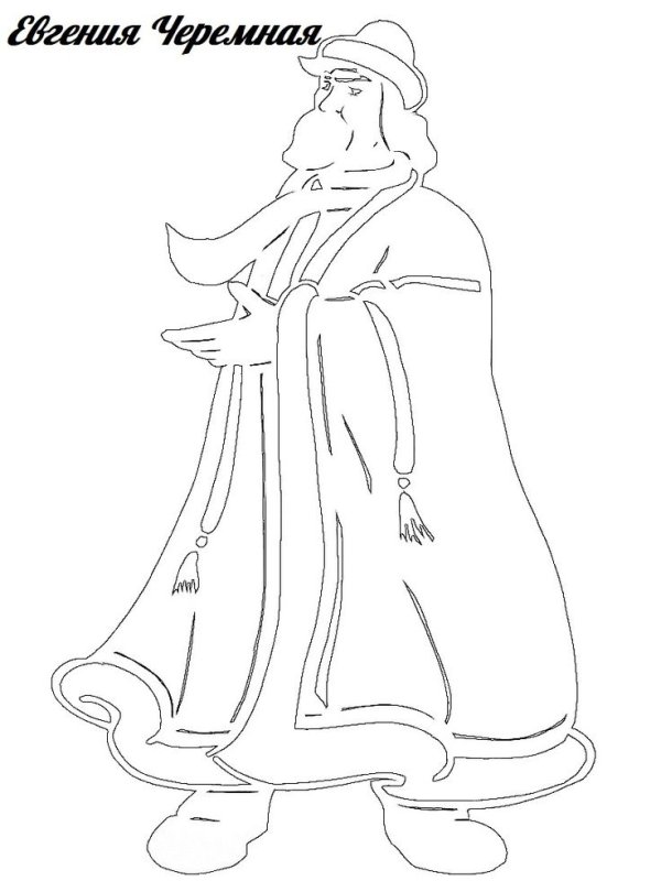 Трафареты на окна по сказке 12 месяцев