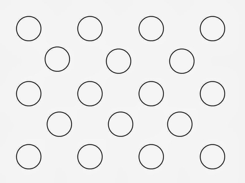 Трафарет круги