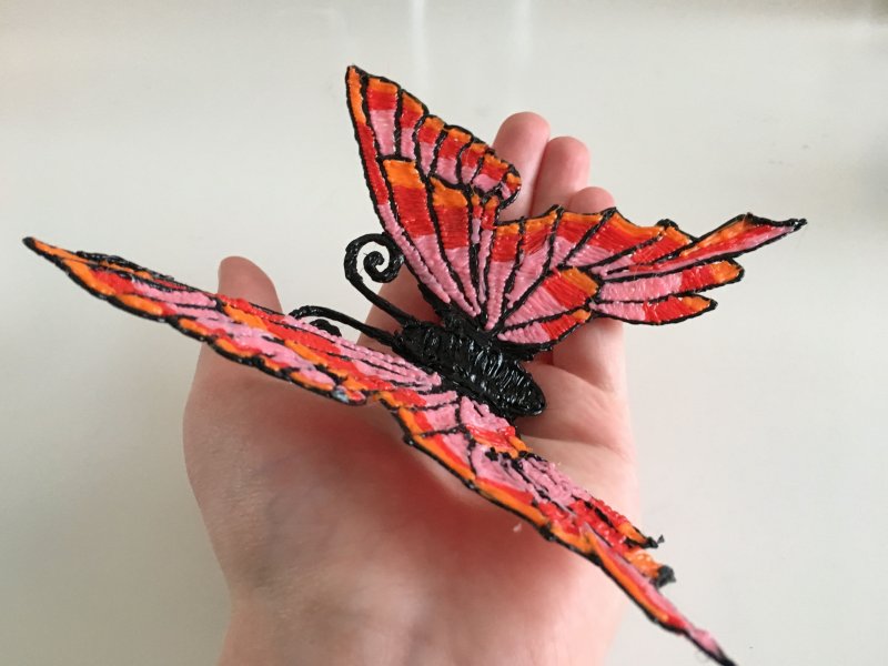 Брошка 3д ручкой