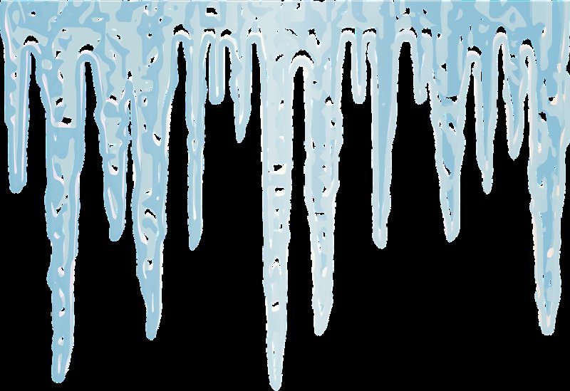 Прозрачные сосульки