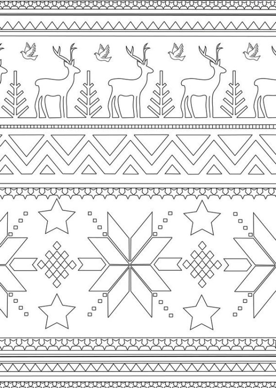 Эвенкийские узоры и орнаменты