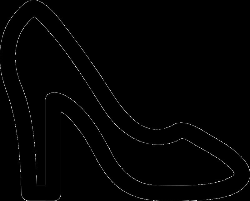 Трафарет туфли