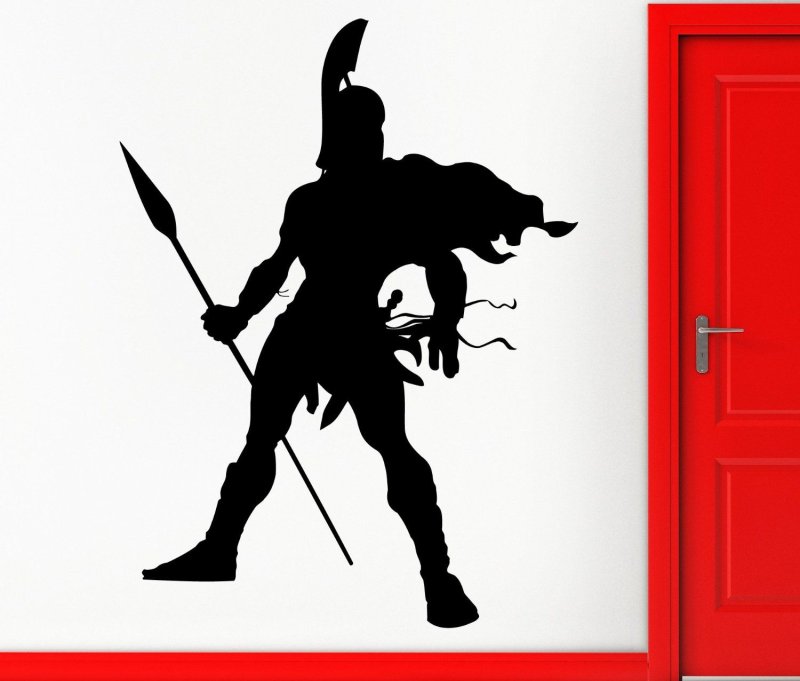 Силуэт воина