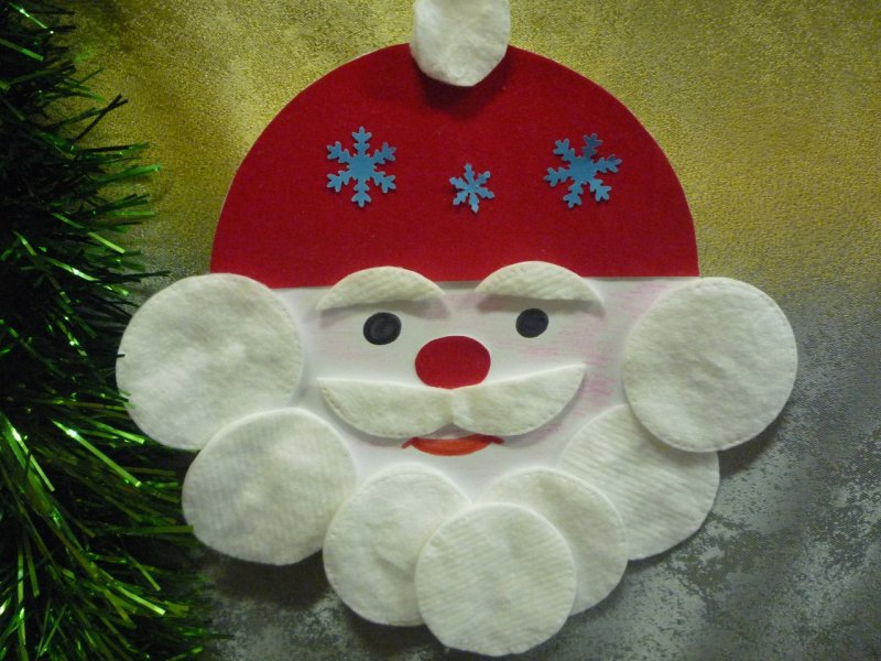 Поделка дед Мороз