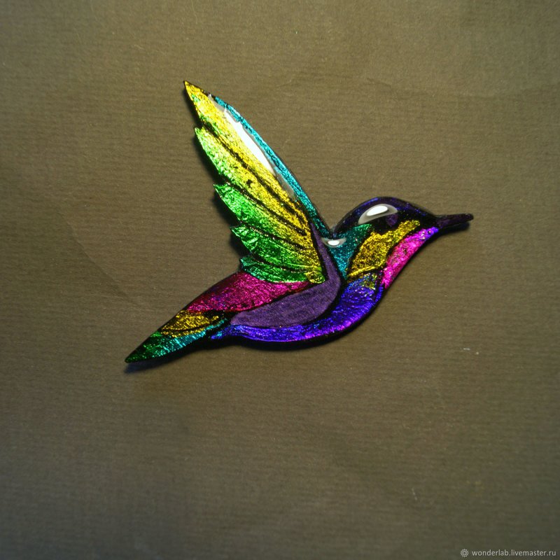 Колибри 3д ручкой