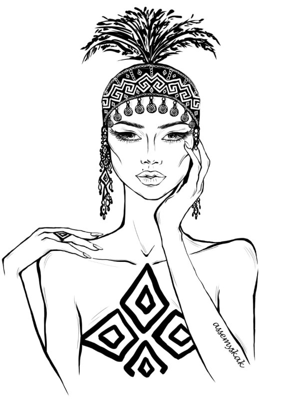 Этнические рисунки