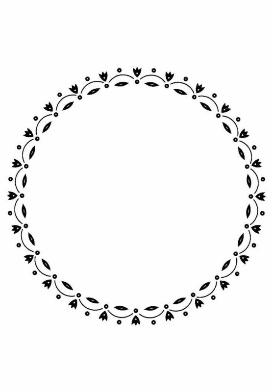 Круглый узор