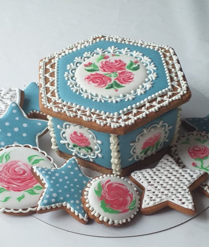 Шкатулка из пряников