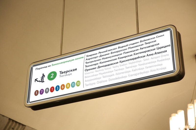 Новая навигация в Московском метро