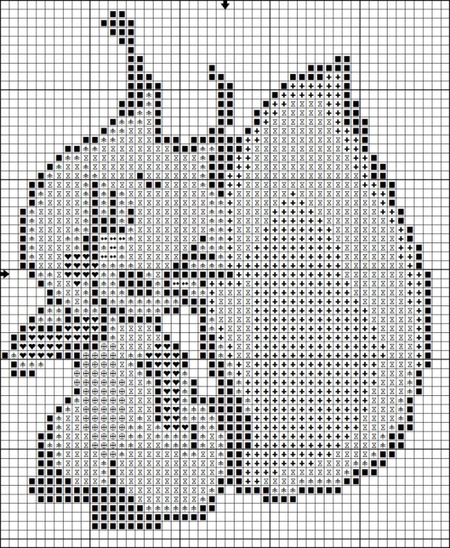 Схема рисунка для вышивания