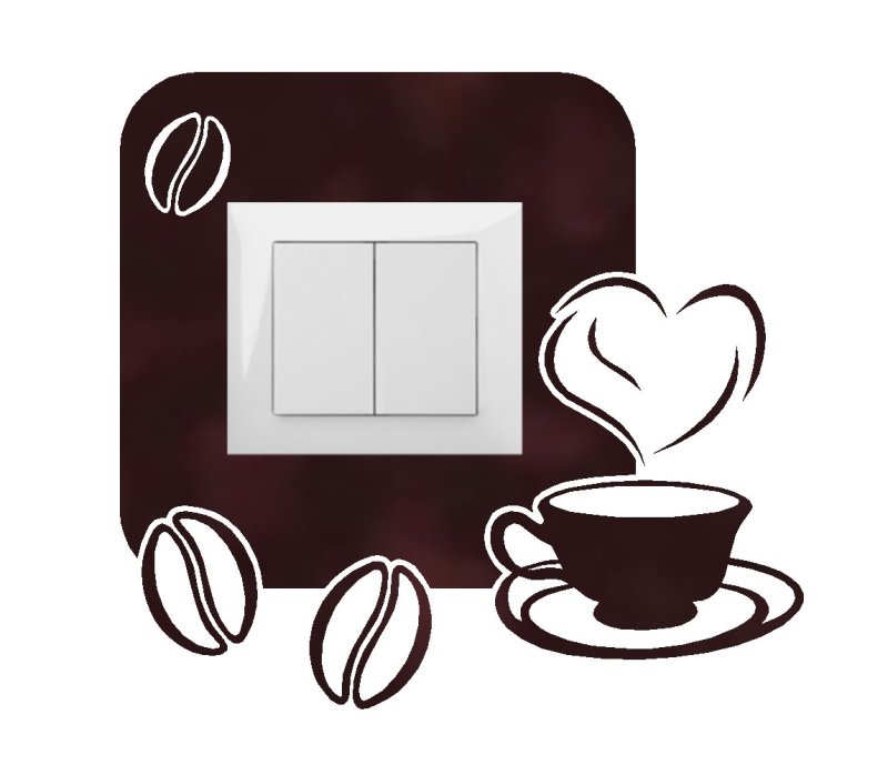 Наклейки на выключатели и розетки