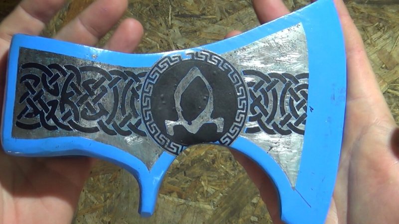 Рисунки на топор для травления