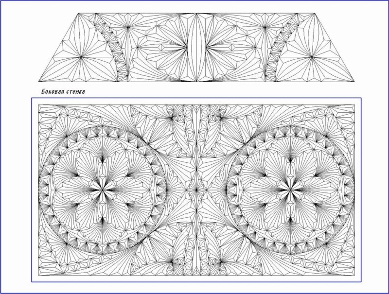 Геометрическая резьба по дереву узоры