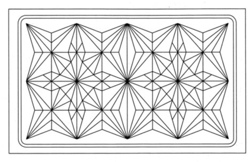 Геометрическая резьба орнамент
