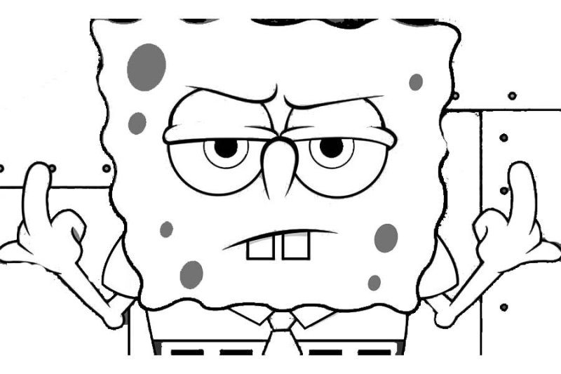 Губка Боб рисунок