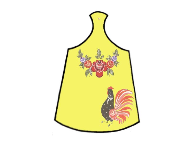 Доски для Городецкой росписи для дошкольников