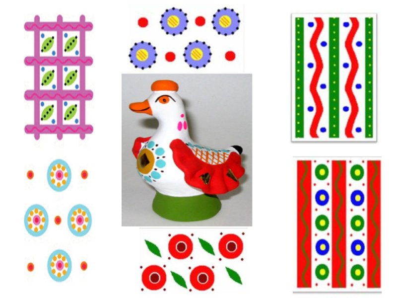 Роспись дымковского петуха в старшей группе