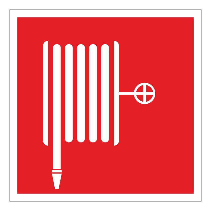 Табличка 30*30 из ПВХ пожарный гидрант