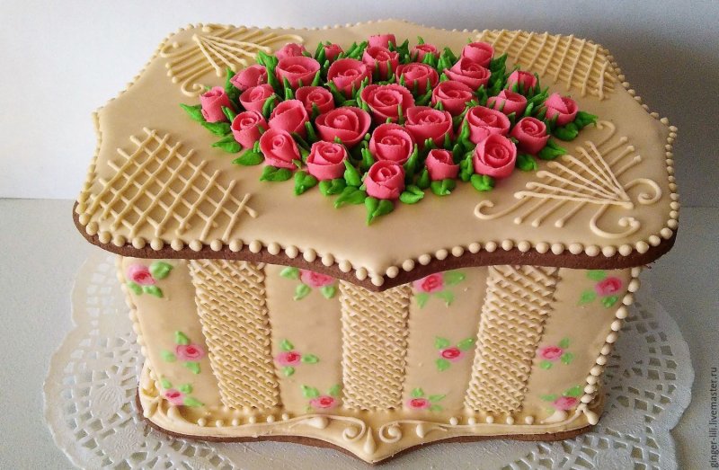 Шкатулка из пряников