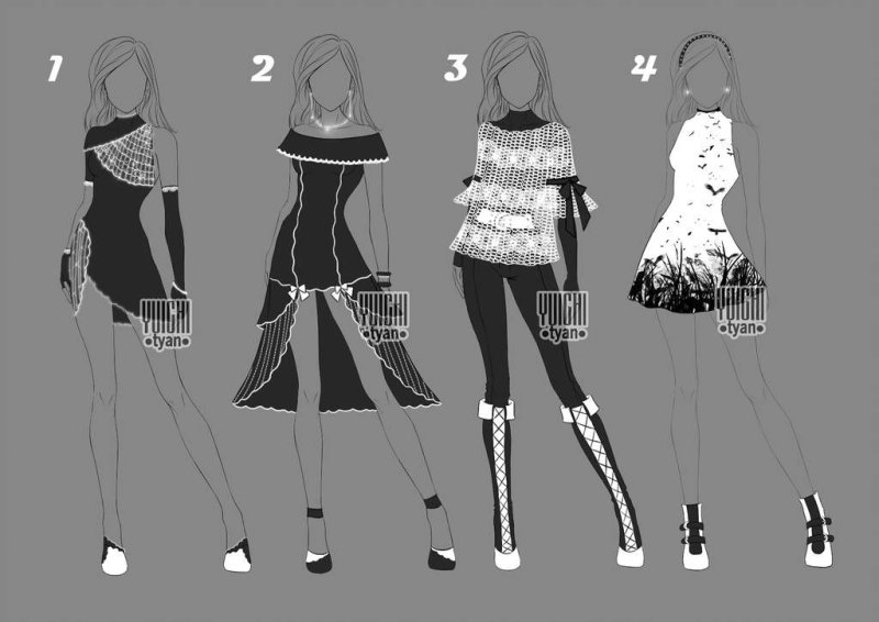 Одежда для рисования девушек