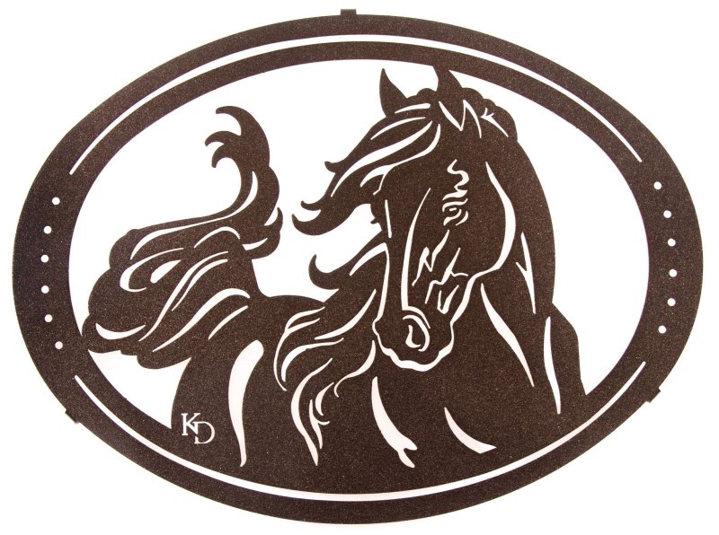 Трафарет лошади