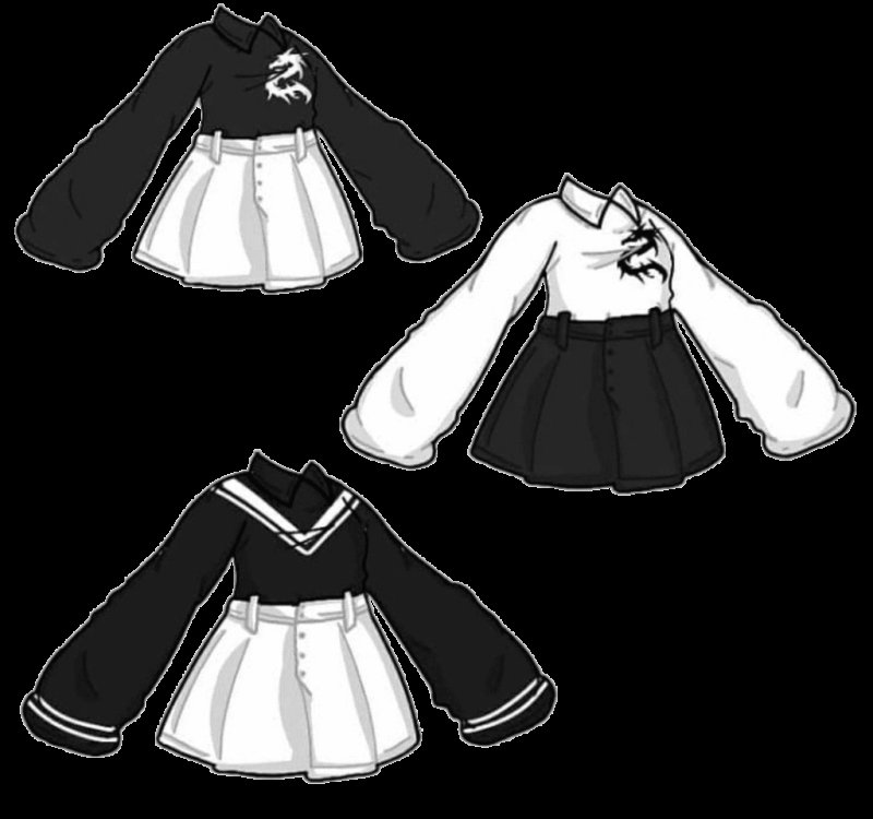 Платье горничной гача лайф