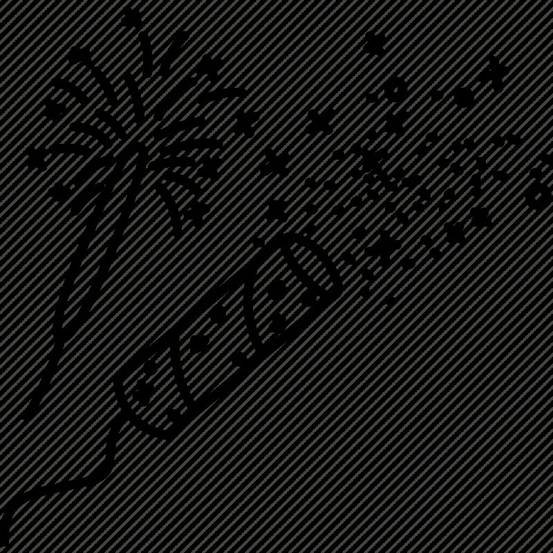 Ребенок с хлопушкой