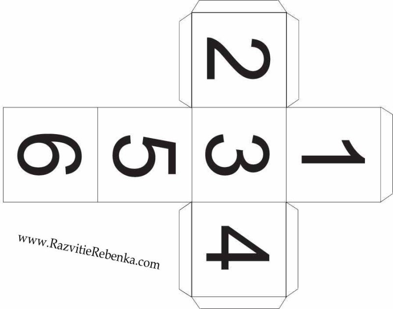 Кубик для склеивания