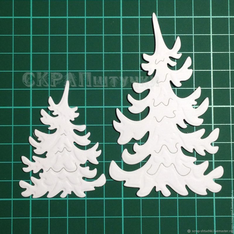 Елка вырезать из бумаги