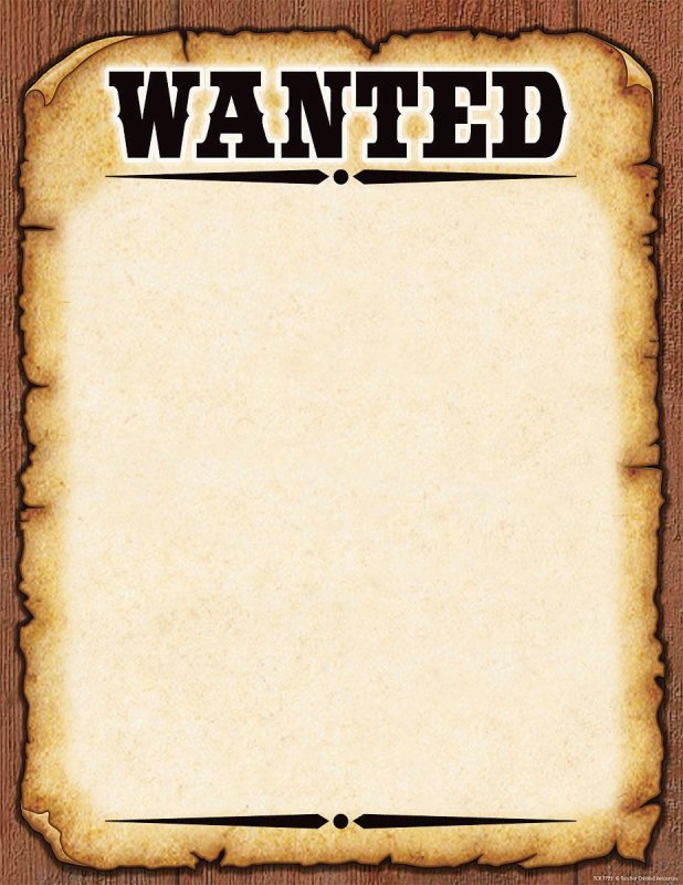 Wanted плакат
